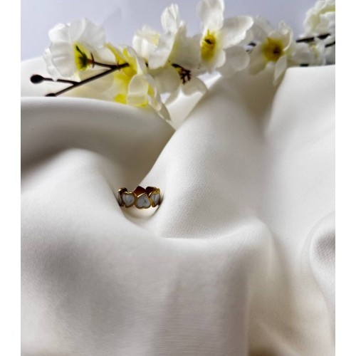  White hearts Ring