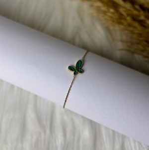  Butterfly green Bracelet 