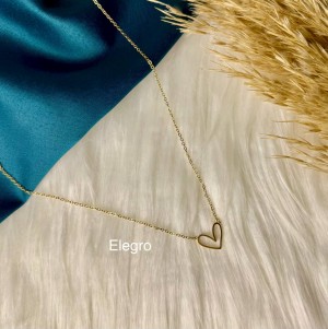  An empty heart Necklace 